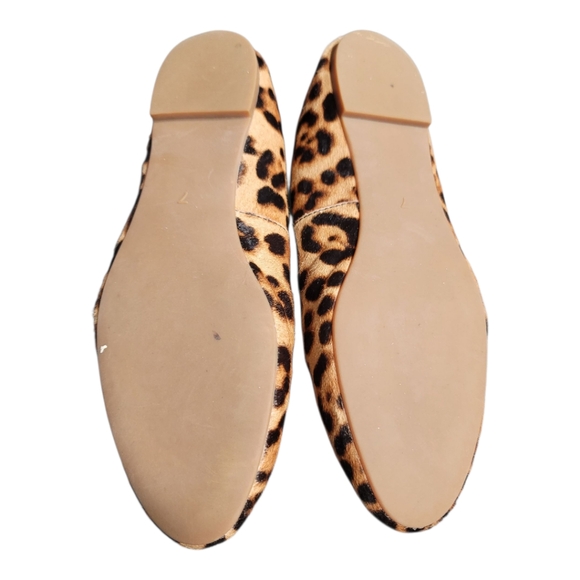 Madewell Reid Ballet Flat in Leopard‎ Calf Hair Sz 7 - Picture 10 of 11